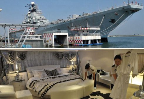 Un porte-avions soviétique transformé en hôtel de luxe chinois