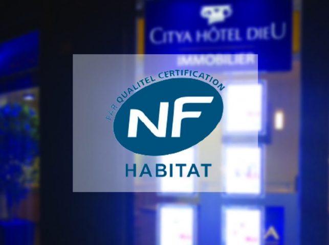 Citya Hôtel Dieu, seul détenteur Nantais de la certification NF Habitat !