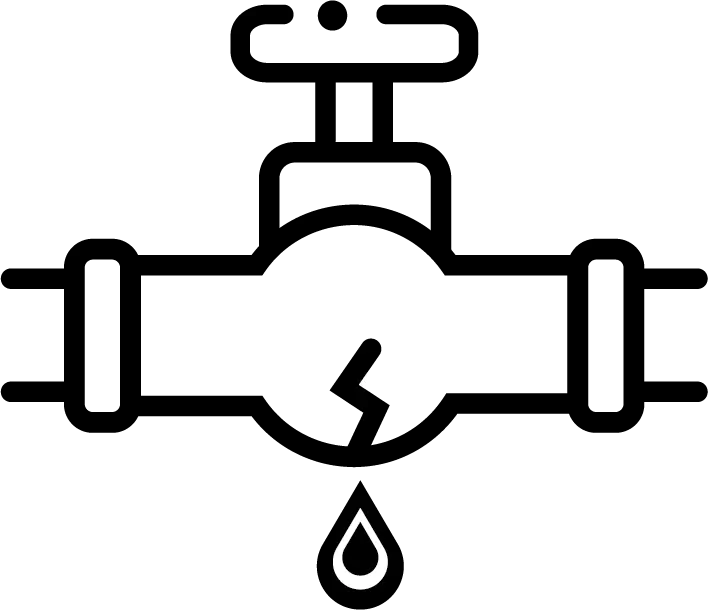 pictogramme fuite