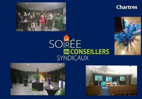 La soirée des Conseillers Syndicaux à Chartres