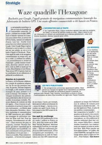 Waze, Challenges et Citya !