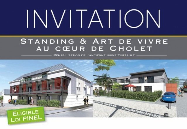 Invitation à la présentation d'un programme neuf sur Cholet