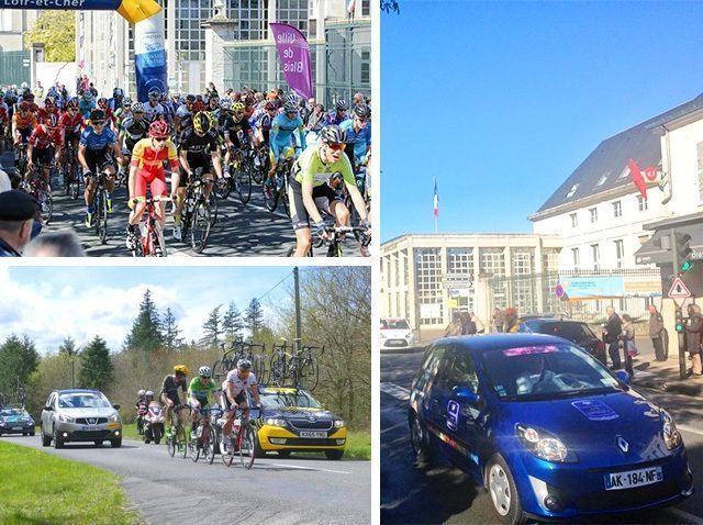 Une voiture Citya dans la caravane du 37ème Tour du Loir-et-Cher