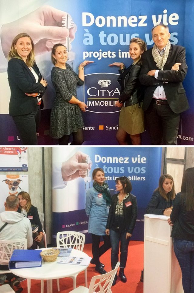 Citya Charbonnier de Chambéry et Aix-les Bains au Salon de l'immobilier des 2 Savoie !