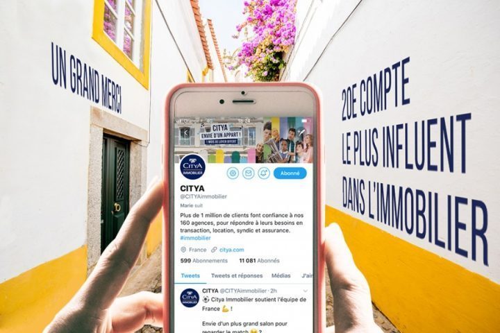 Citya Immobilier, 20e compte le plus influent dans l’immobilier sur Twitter !