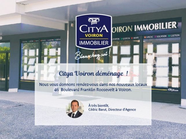 Citya Voiron déménage !