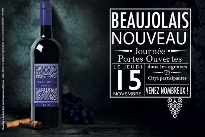 Citya Immobilier va fêter le Beaujolais Nouveau !