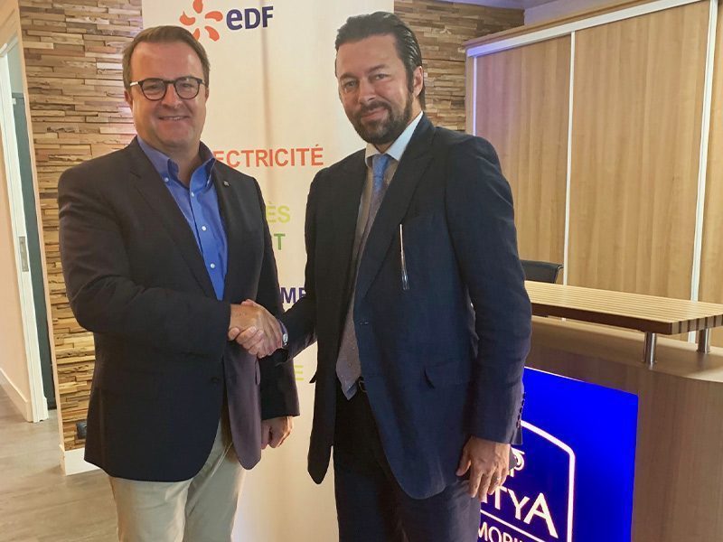 Signature d’un contrat de partenariat CITYA/EDF