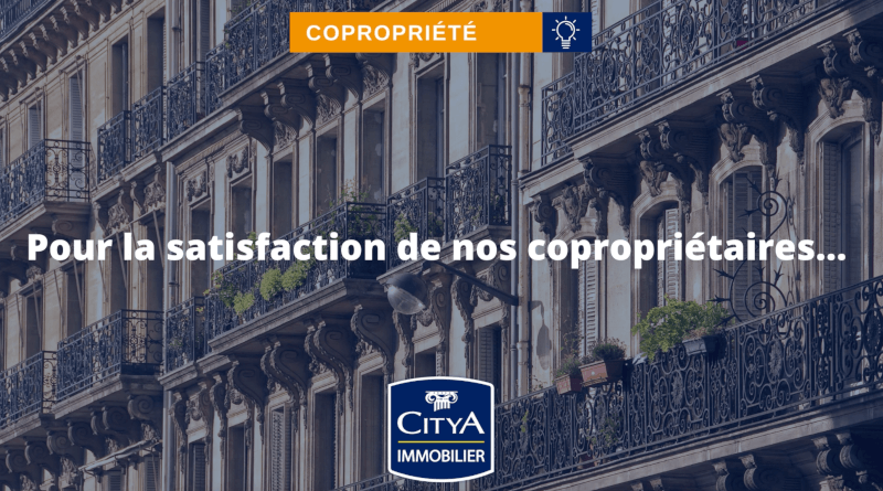 Copropriété - Citya Immobilier continue d’innover !
