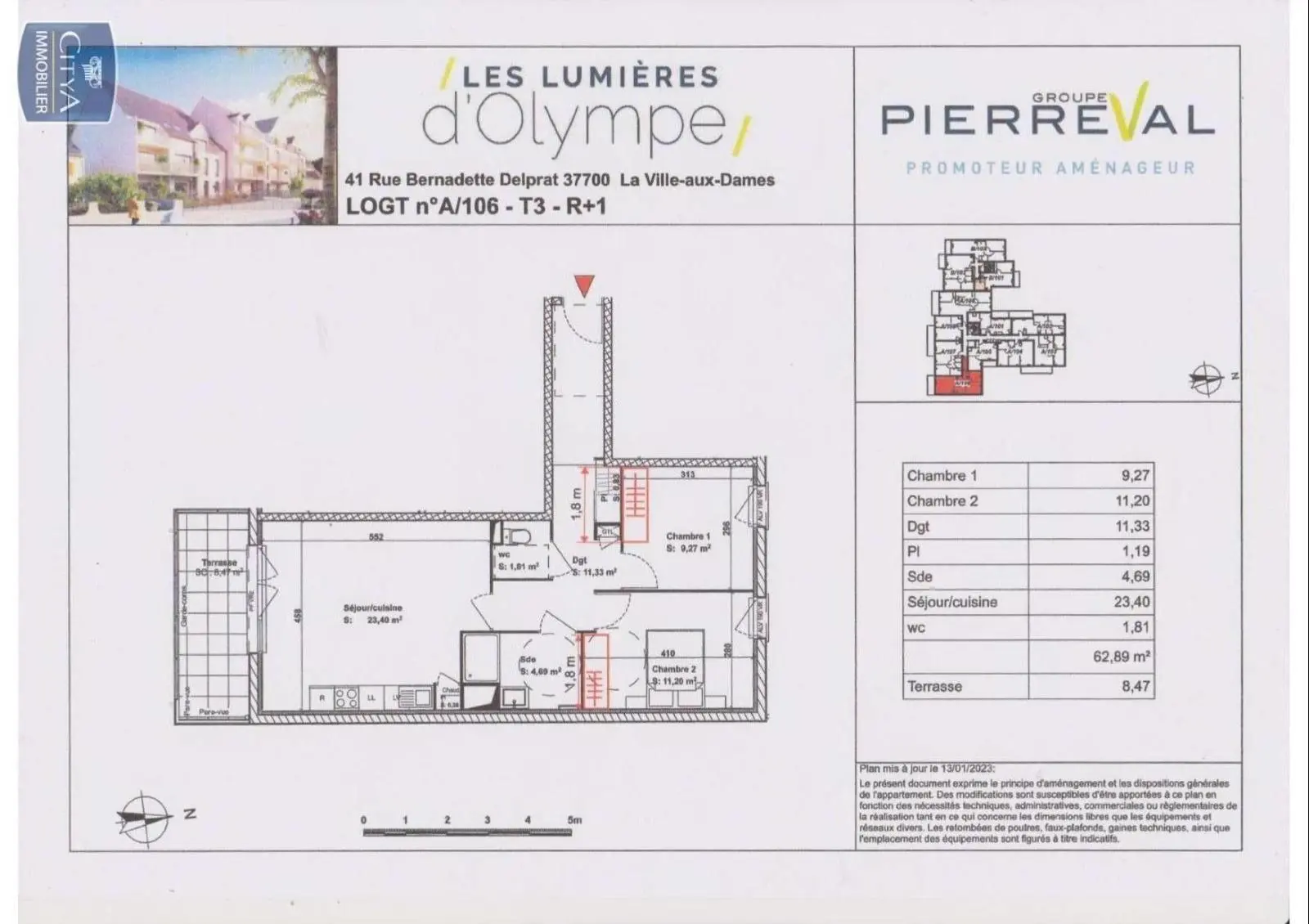 Photo 8 Appartement 3 pièces 62.89m²