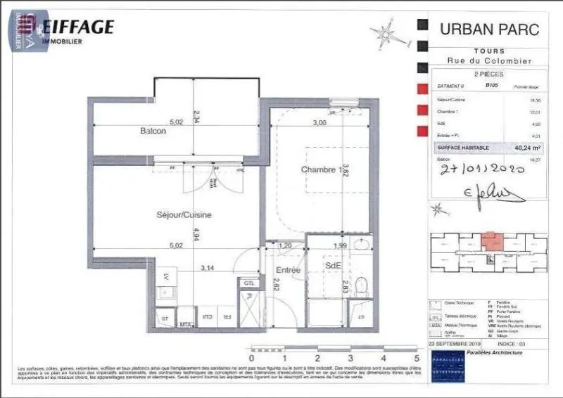 Photo 7 Appartement 2 pièces 40.24m²