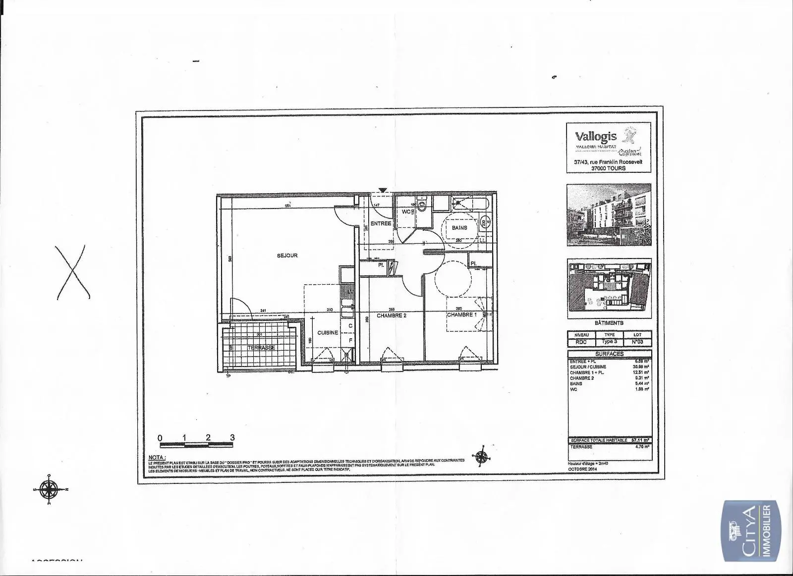 Photo 8 Appartement 3 pièces 67.11m²