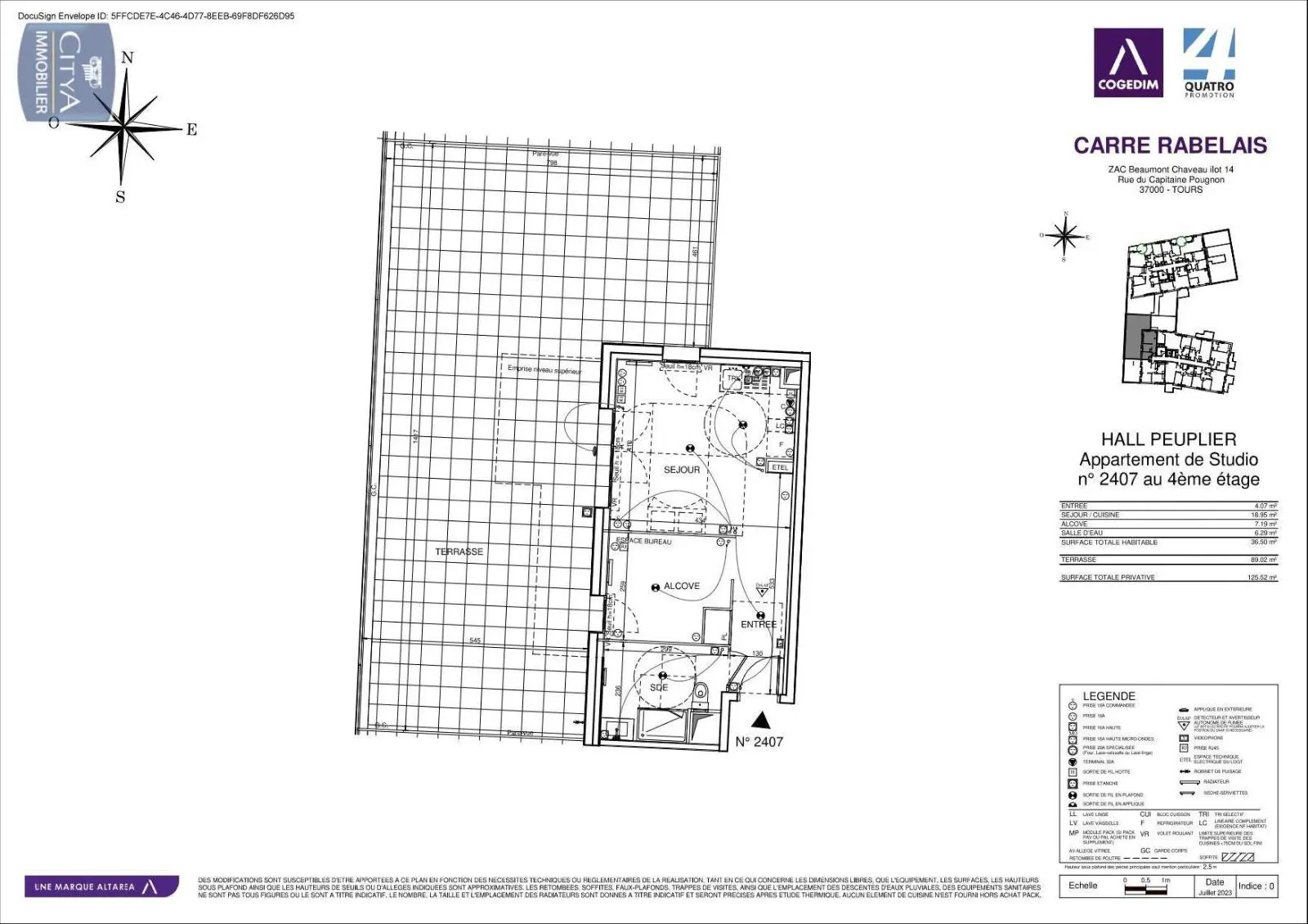 Photo 1 Appartement 1 pièce 36.5m²