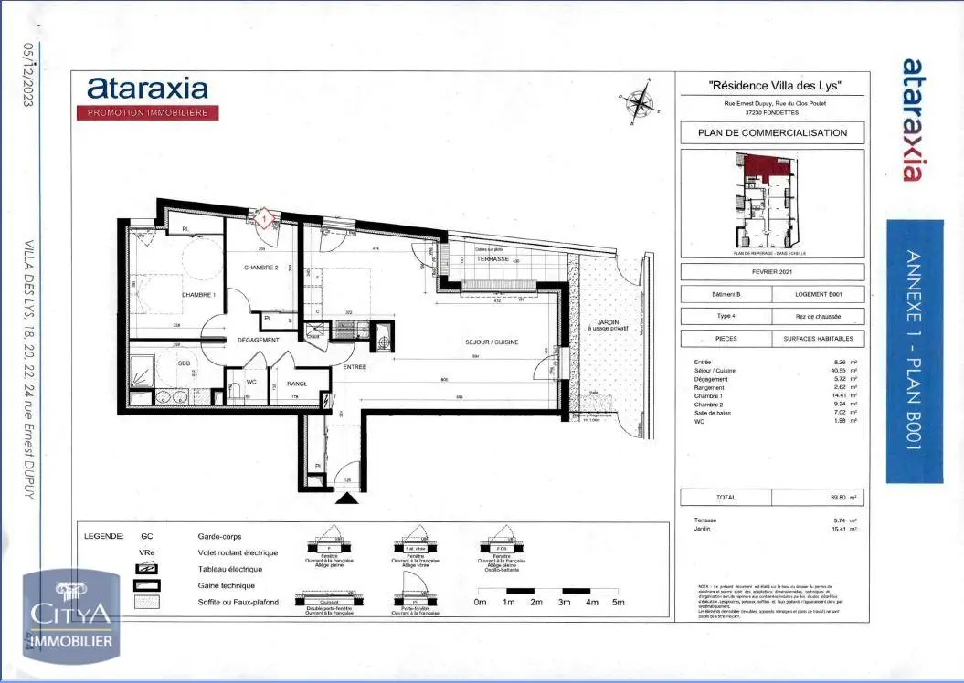 Photo 11 Appartement 3 pièces 89.8m²