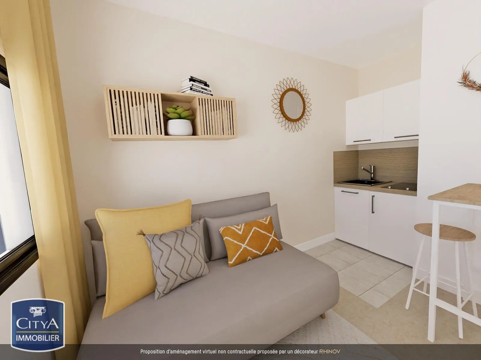 Photo 2 Appartement 1 pièce 15.52m²