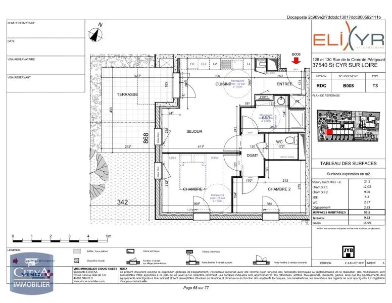 Photo 6 appartement Saint-Cyr-sur-Loire