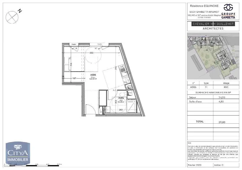 Photo 6 Appartement 1 pièce 29.8m²