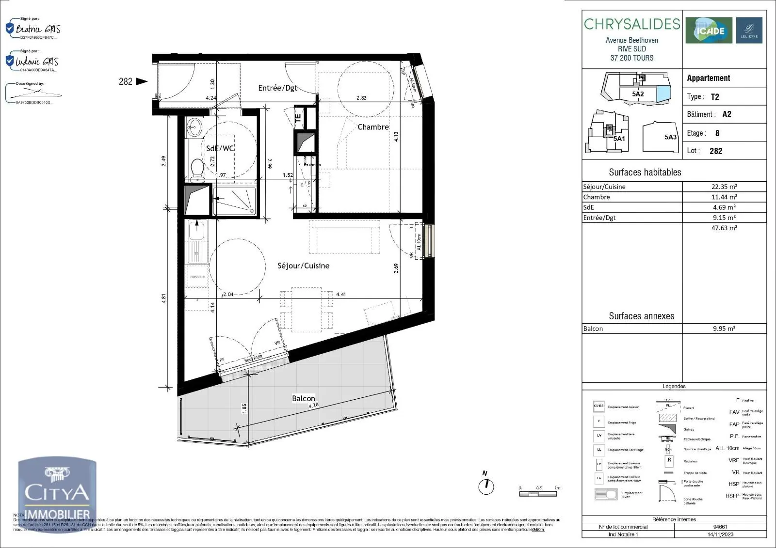 Photo 1 appartement Tours