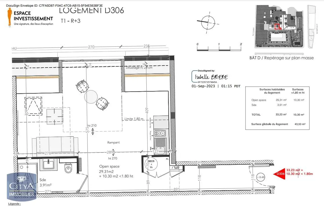 Photo 10 Appartement 1 pièce 34.9m²
