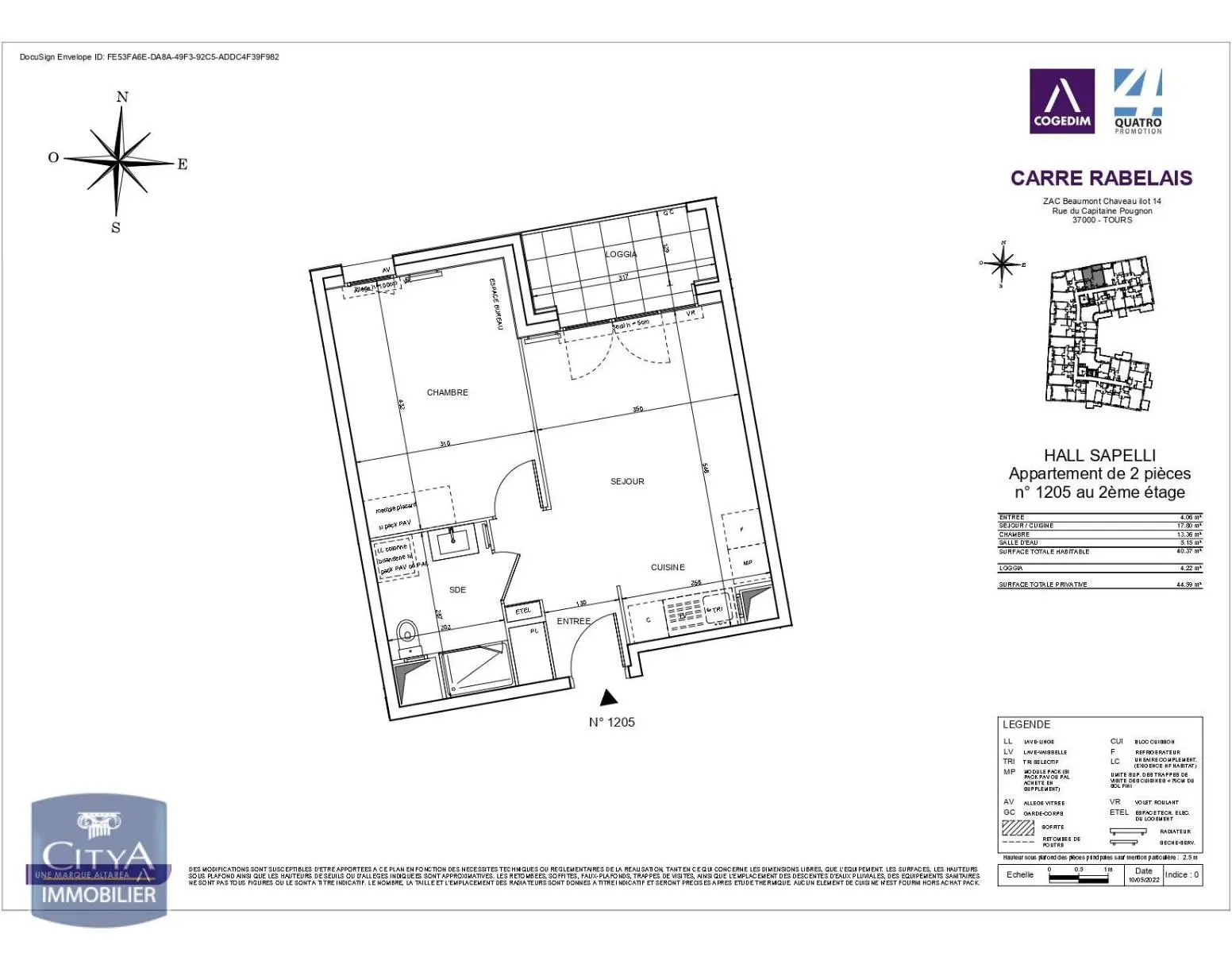 Photo 1 Appartement 2 pièces 40.37m²