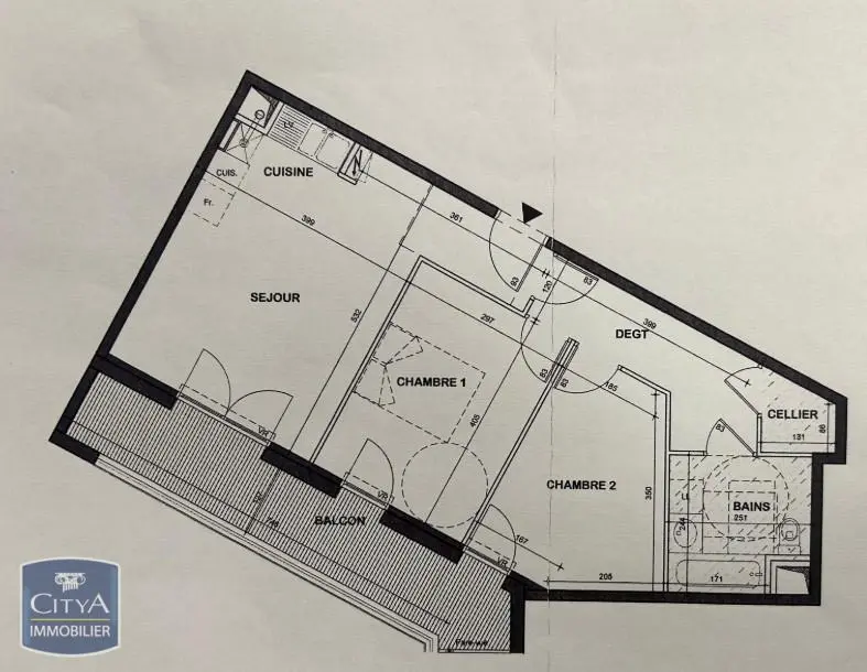 Photo 2 Appartement 3 pièces 59m²