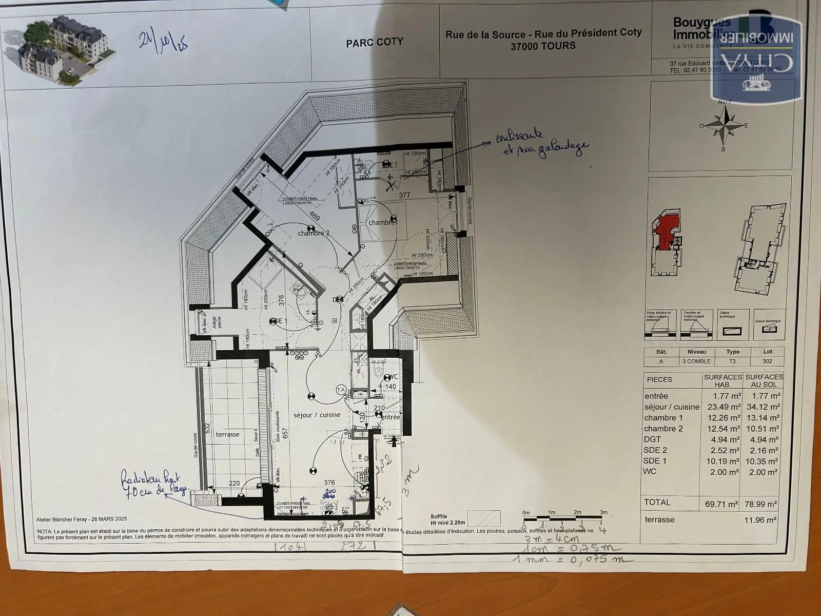 Photo 1 Appartement 3 pièces 69.71m²