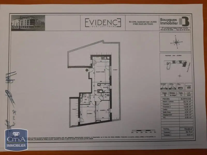 Photo 9 Appartement 3 pièces 70.05m²