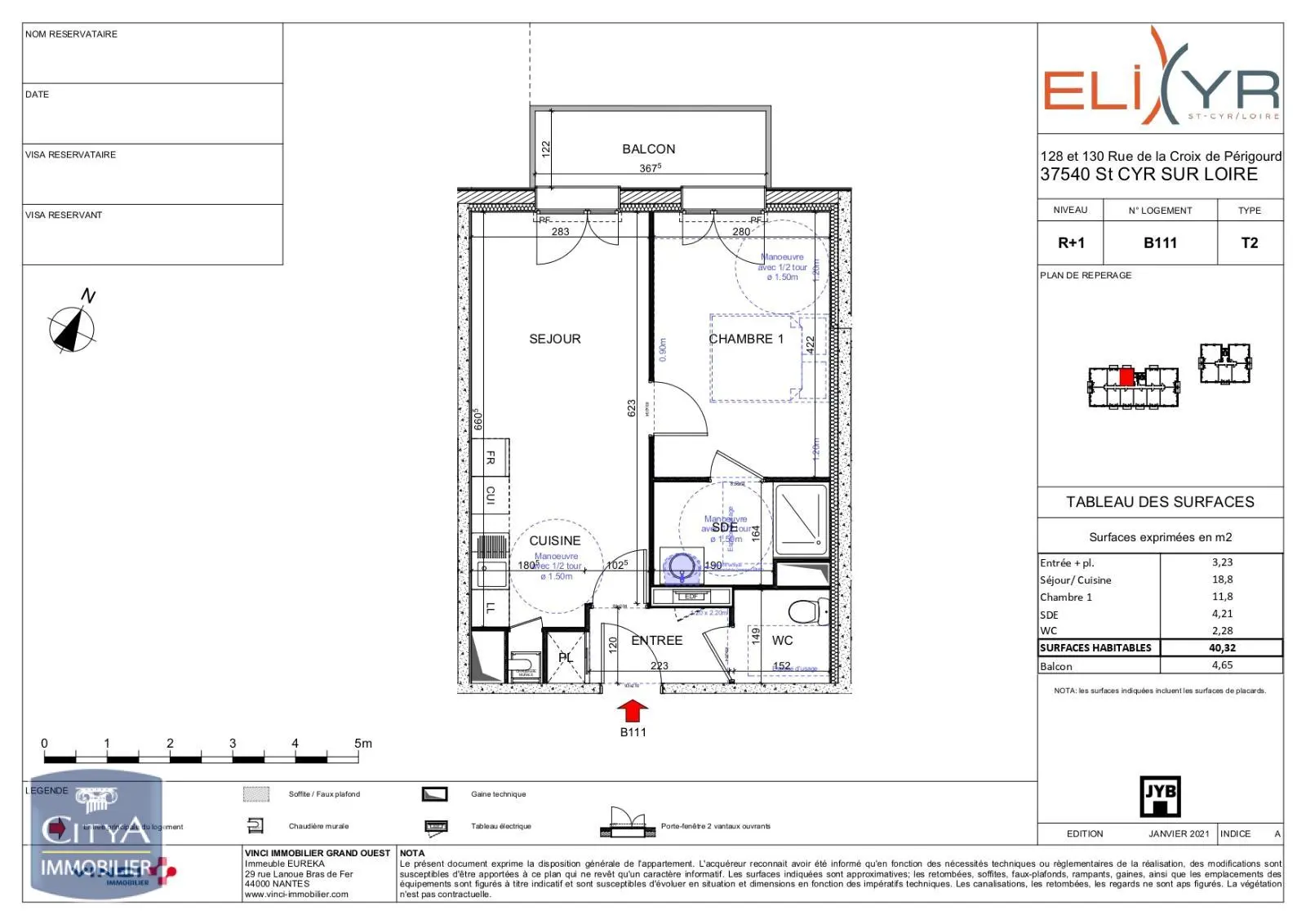 Photo 8 Appartement 2 pièces 40.32m²