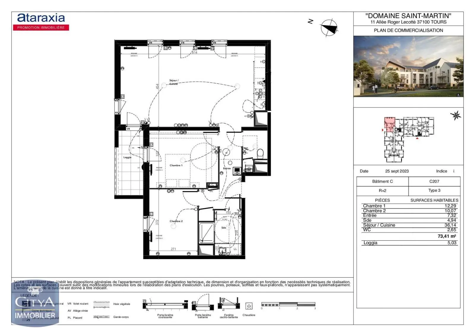 Photo 7 Appartement 3 pièces 73.41m²
