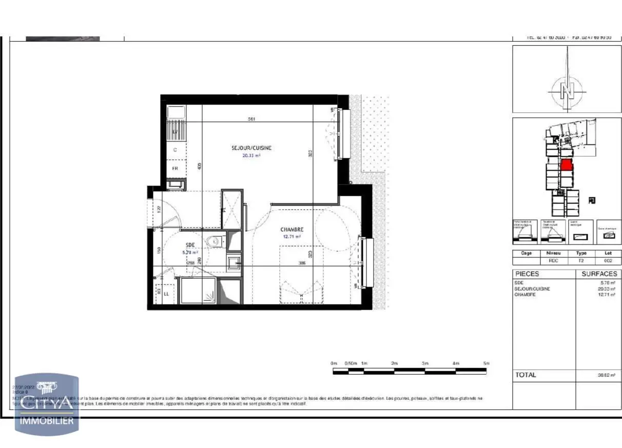 Photo 7 Appartement 2 pièces 38.82m²