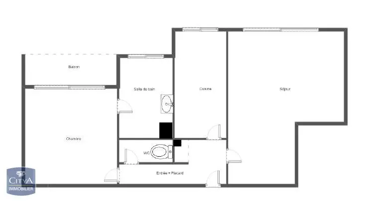 Photo 9 Appartement 2 pièces 43.9m²