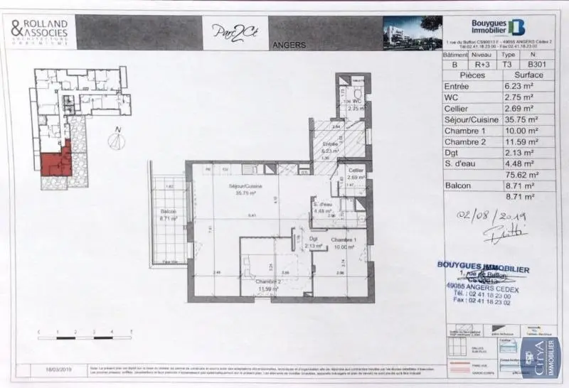 Photo 8 Appartement 3 pièces 75.41m²
