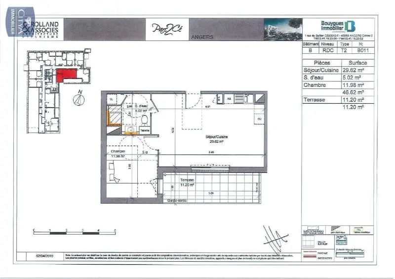 Photo 10 Appartement 2 pièces 46.62m²