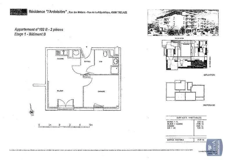 Photo 1 Appartement 2 pièces 37.86m²