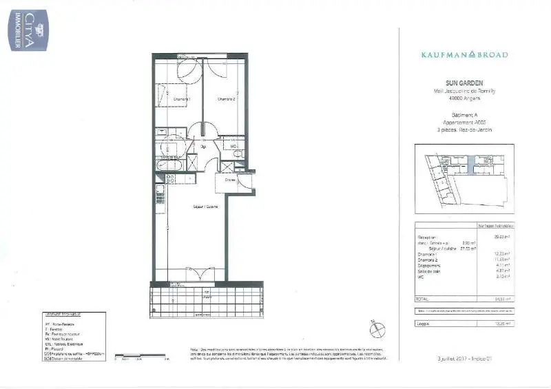 Photo 11 Appartement 3 pièces 64.72m²