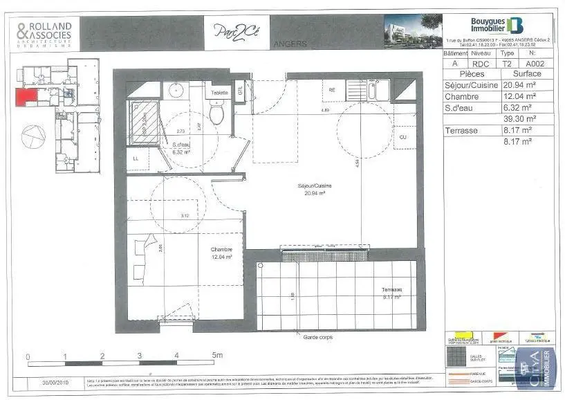 Photo 1 Appartement 2 pièces 39.3m²