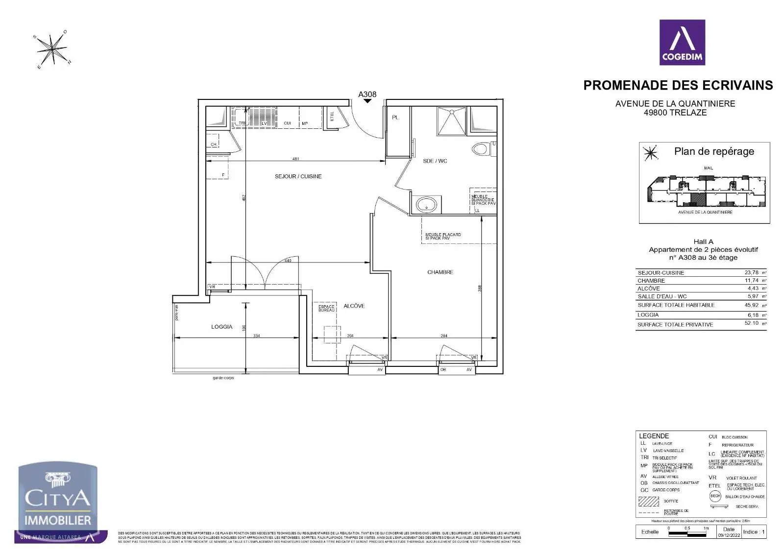 Photo 6 Appartement 2 pièces 45.92m²