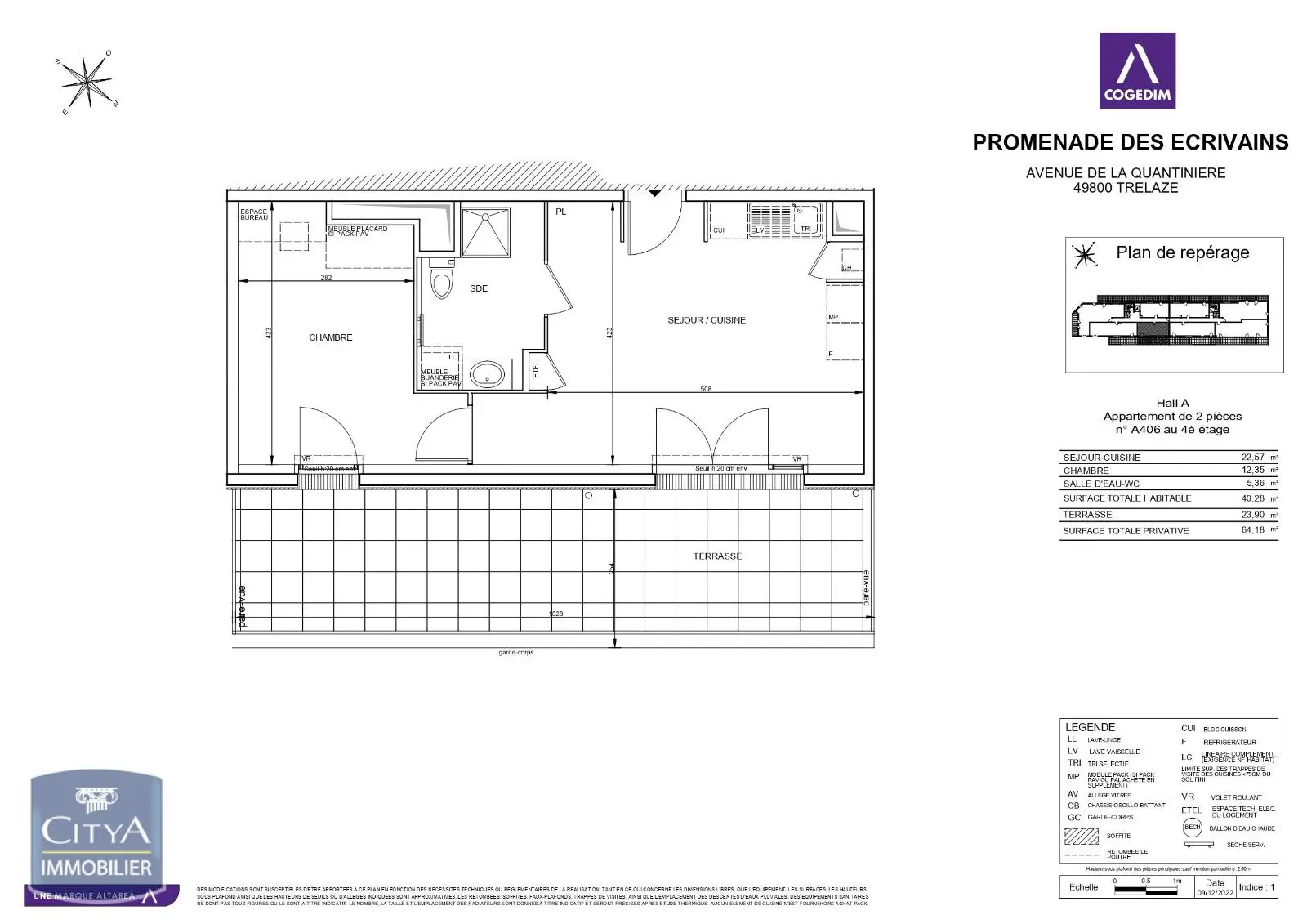 Photo 8 Appartement 2 pièces 40.28m²