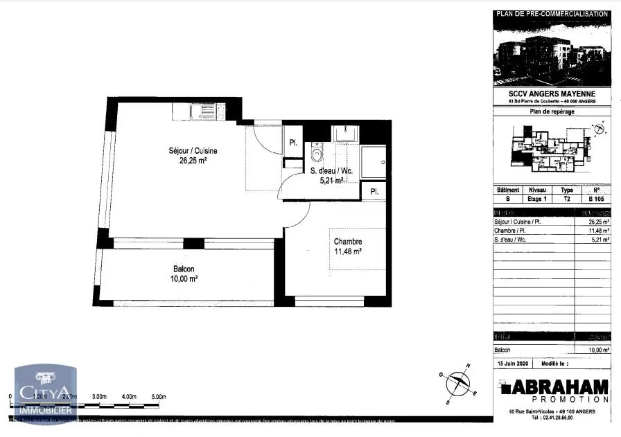 Photo 1 Appartement 2 pièces 42.94m²