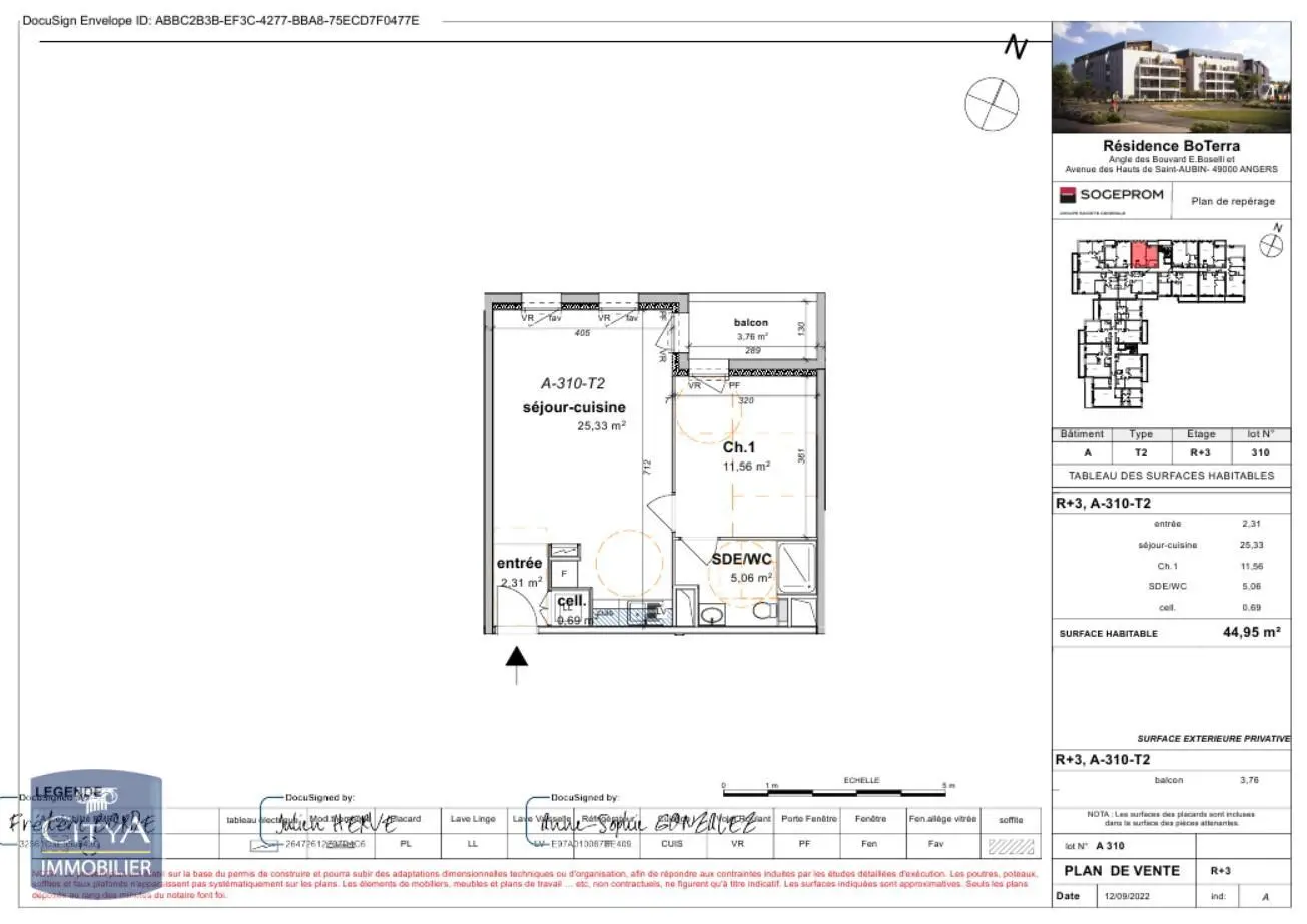 Photo 1 Appartement 2 pièces 44.95m²