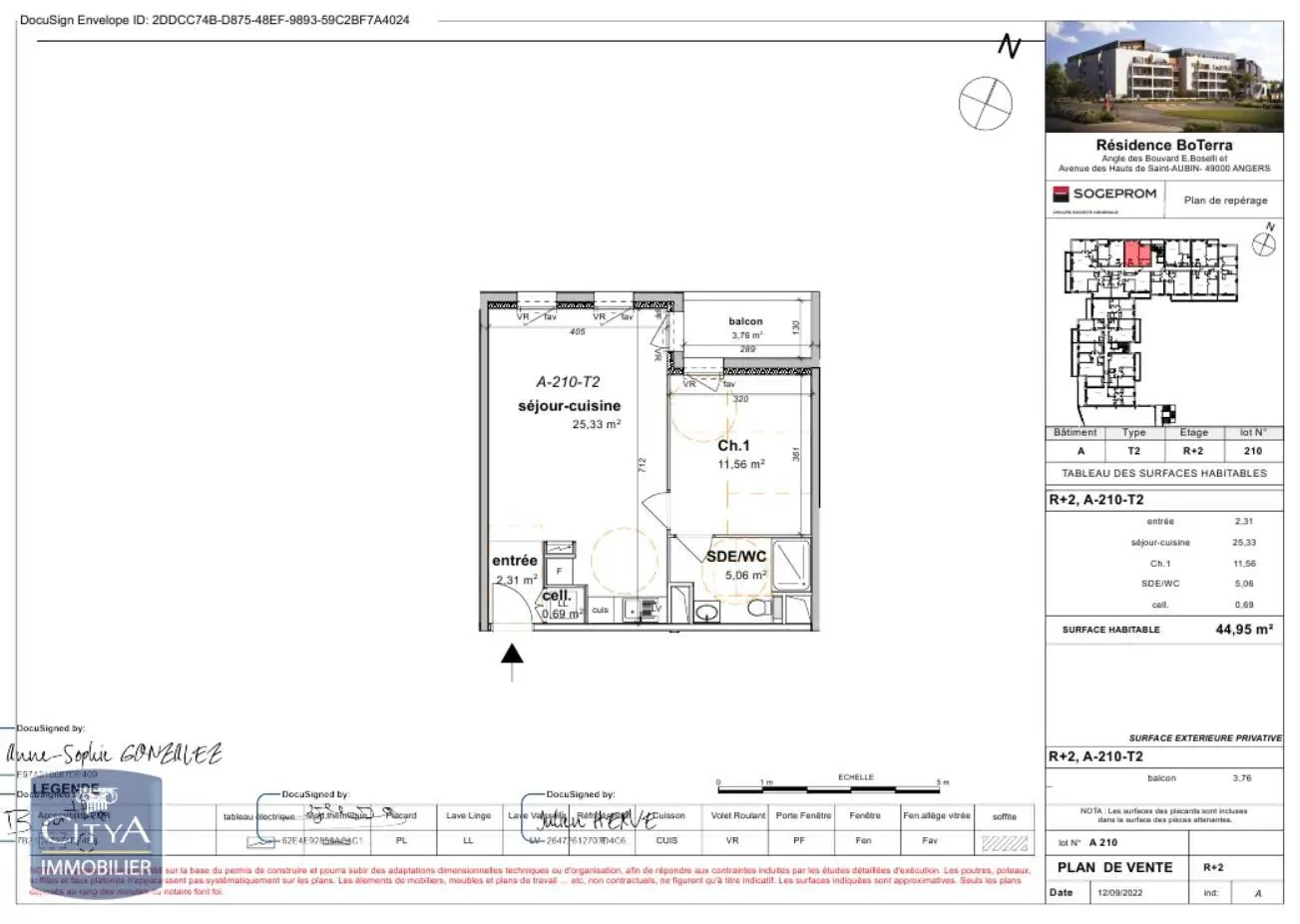 Photo 1 Appartement 2 pièces 44.95m²