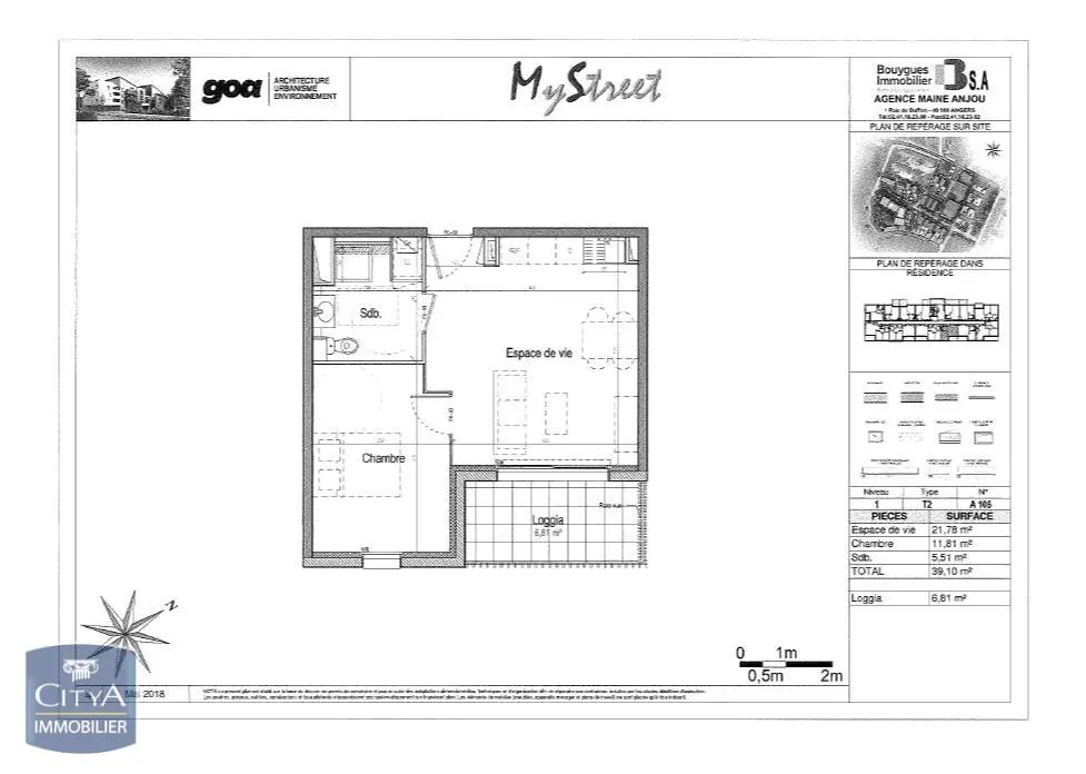 Photo 1 Appartement 2 pièces 39.23m²