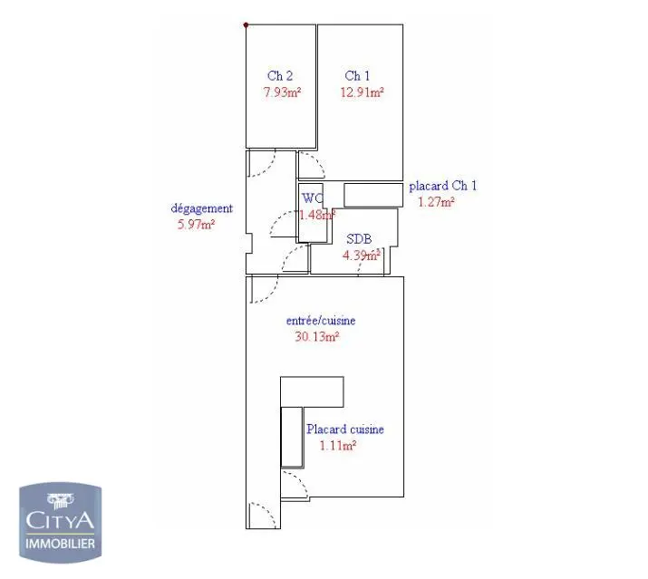 Photo 6 Appartement 3 pièces 64.9m²