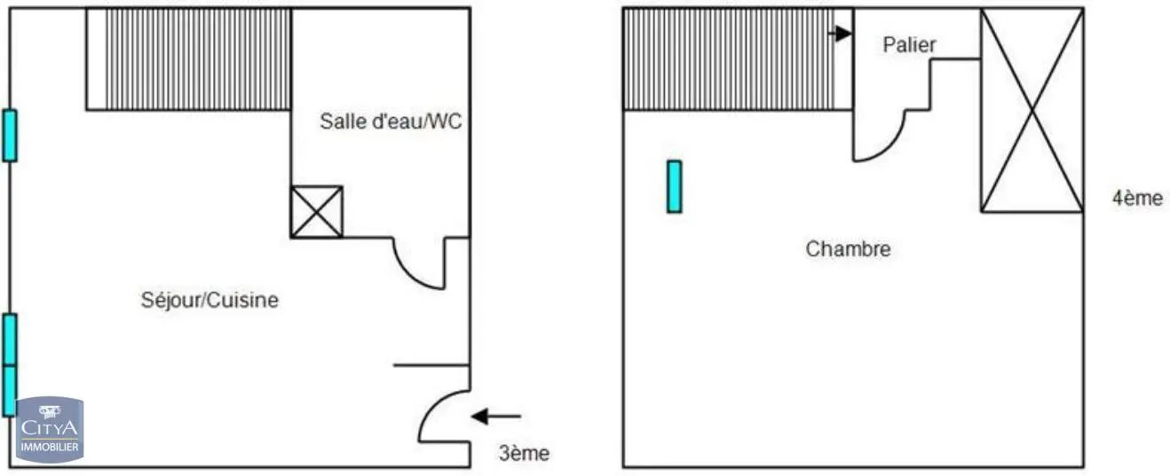 Photo 5 Appartement 2 pièces 33.59m²
