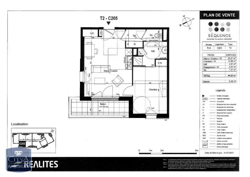 Photo 8 Appartement 2 pièces 44.36m²