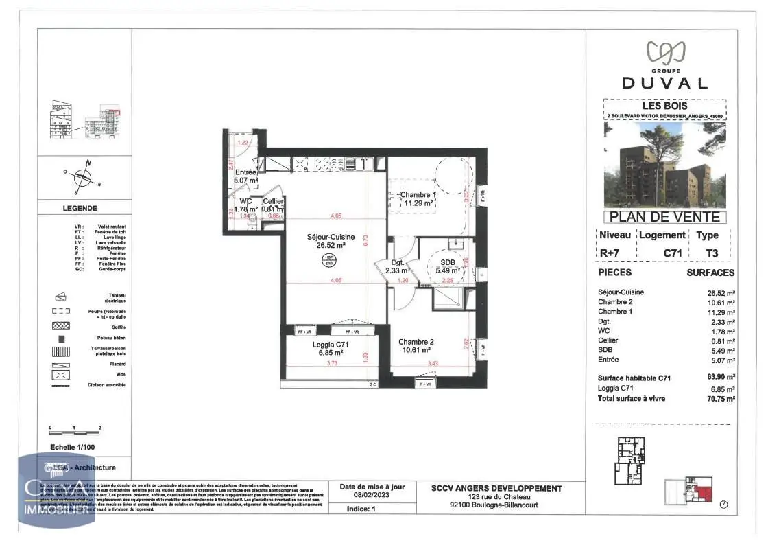 Photo 6 appartement Angers