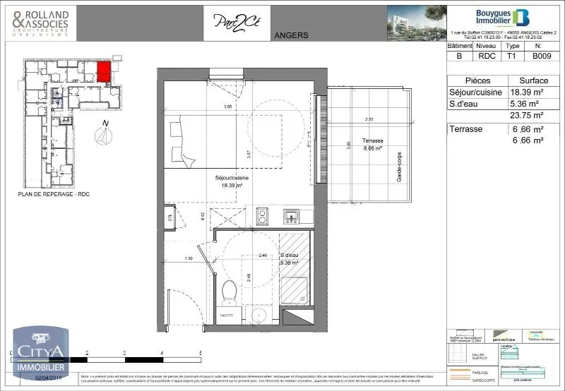 Photo 8 Appartement 1 pièce 23.63m²