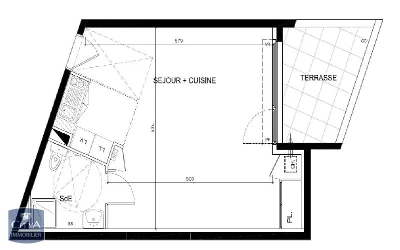 Photo 6 Appartement 1 pièce 36.96m²
