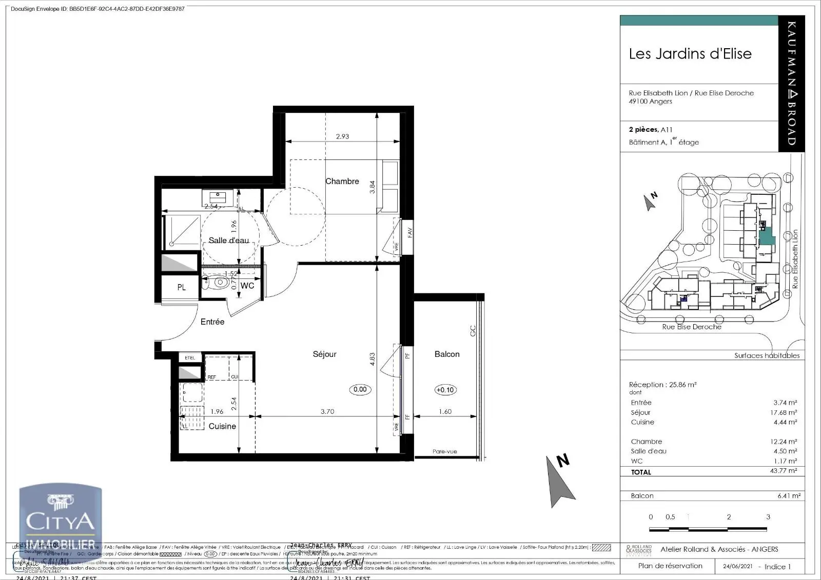 Photo 8 Appartement 2 pièces 43.77m²