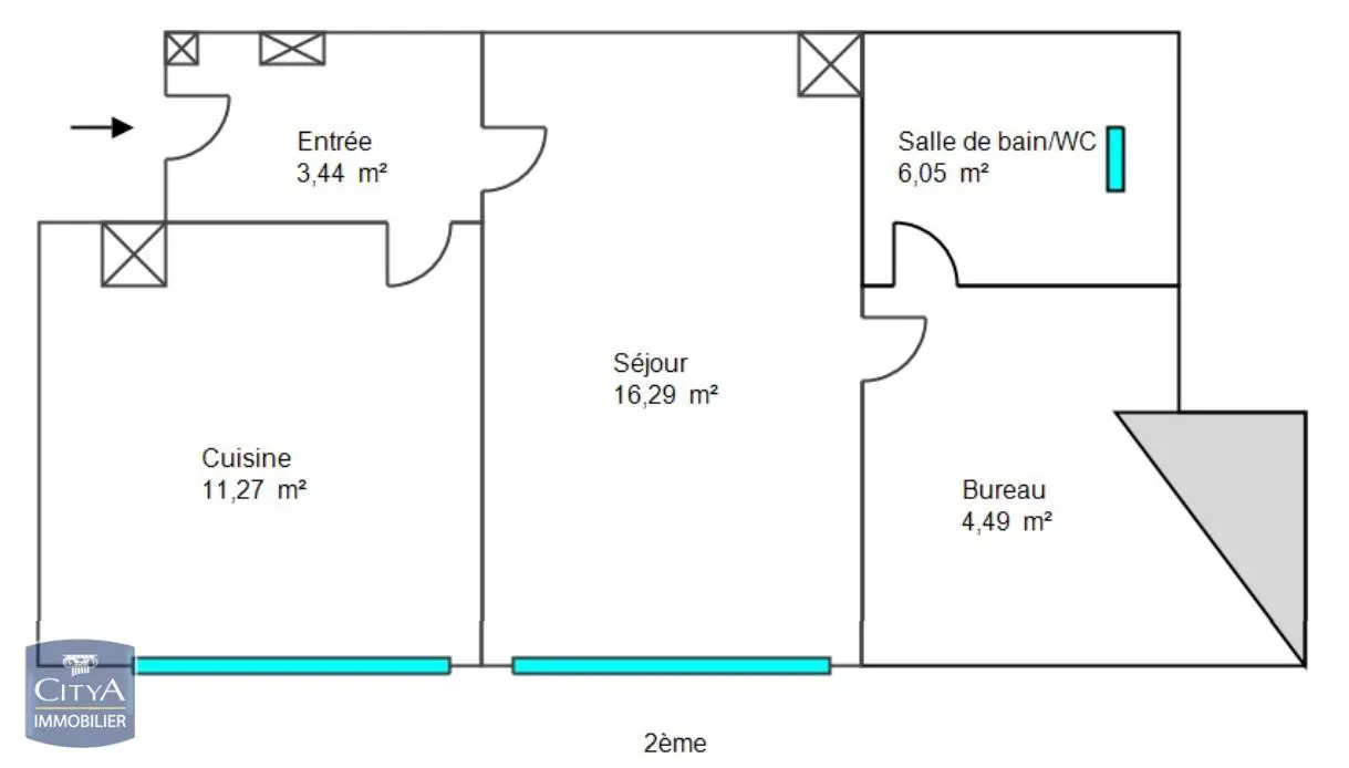 Photo 8 Appartement 1 pièce 49m²